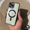 قاب گوشی آیفون 16 پرومکس IPhone 16 ProMax ژله ای دور کروم مگ سیف دار (کد1044)