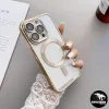 قاب گوشی آیفون 16 پرومکس IPhone 16 ProMax ژله ای دور کروم مگ سیف دار (کد1044) - تصویر 2