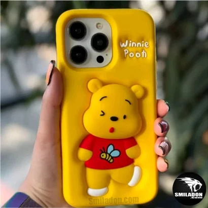 قاب گوشی آیفون16 پرومکس Iphone16 ProMax,عروسکی پاپ سوکت دار طرح پو (کد1084)