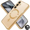 قاب اورجینال گوشی سامسونگ Samsung A36 5G ژله ای دور کروم مگ سیف دار (کد1042) - تصویر 3
