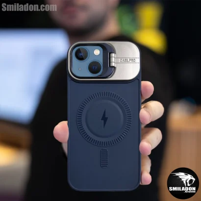 قاب گوشی آیفون 13 نرمال Iphone 13 Normal مگنتیک کیس پرو استند شو مگ سیف (کد2091)