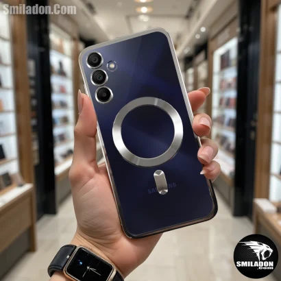 قاب گوشی سامسونگ Samsung A16 ژله ای دور کروم (کد2055)